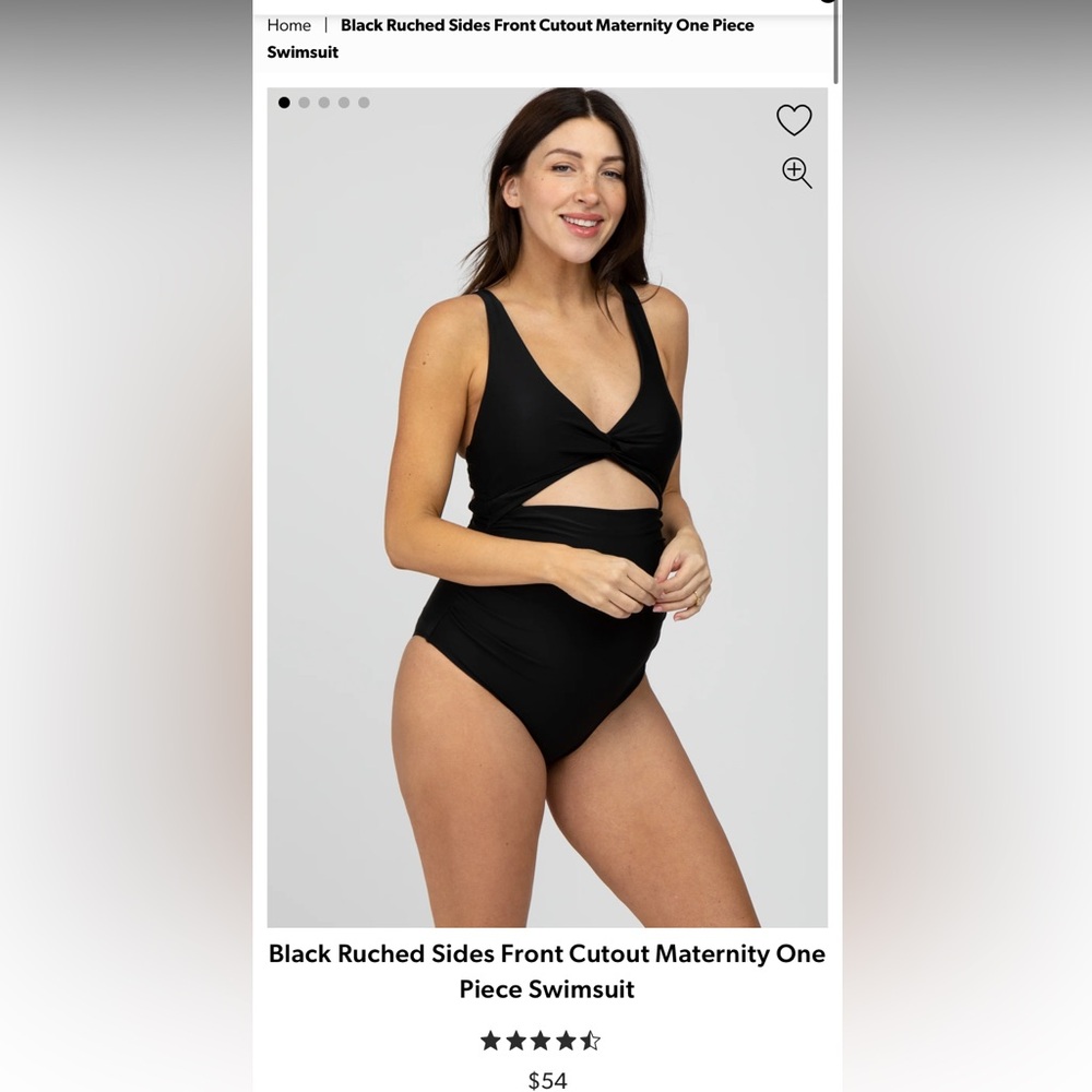 Pink Blush Maternity Bathing Suit